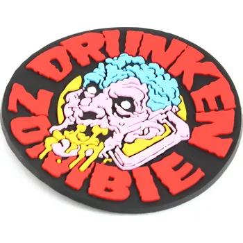 Nášivka EmersonGear PVC 3D nášivka "Zombie Drunken" - červená