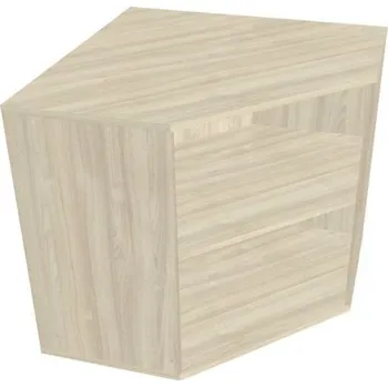 Kancelářský vozík HOBIS skříň vnitřní roh - DRV 2, akát + doprava zdarma