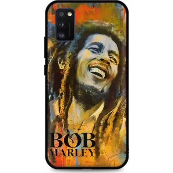 Pouzdro na mobilní telefon Kryt Samsung A41 silikon Bob Marley (obal neboli pouzdro na Samsung A41)