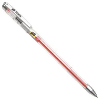 Easy SILVER Gelové pero - červená náplň