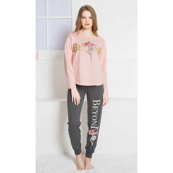 Dámské pyžamo Dámské pyžamo dlouhé Beyond XL - vyrobeno v EU