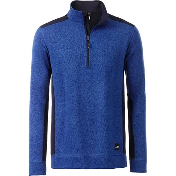 Pánská mikina COTTON Mikina MELANGE FLEECE MAN, různé barvy Velikost 6XL royal/navy