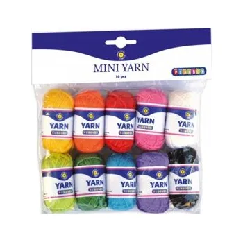 Příze Mini příze, 10 barev, 36 m - 10 g