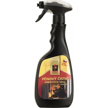 SOLO Pěnový čistič krbových skel a lampiček 500 ml