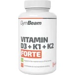 Gymbeam Vitamin D3+K1+K2 Forte 120 cps.