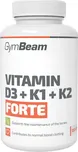 Gymbeam Vitamin D3+K1+K2 Forte 120 cps.