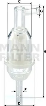Palivový filtr Mann-filter WK 31/5 (10)