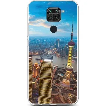 Pouzdro na mobilní telefon Kryt Xiaomi Redmi Note 9 silikon City (obal neboli pouzdro na Xiaomi Redmi Note 9)