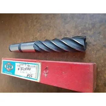 Fréza Fréza válcová polohrubozubá, HSS, kuželová stopka - 32x100 mm, F421940, 222142 (Morse kužel 4)