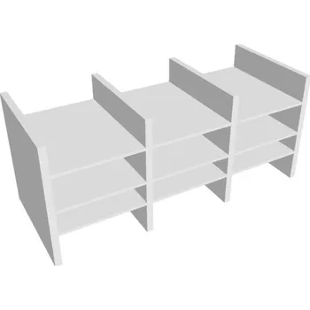 Policová skříň HOBIS vložka spisová univerzální - DVNT, bílá + doprava zdarma