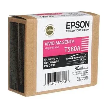 Epson T580A00 purpurová (magenta) originální cartridge
