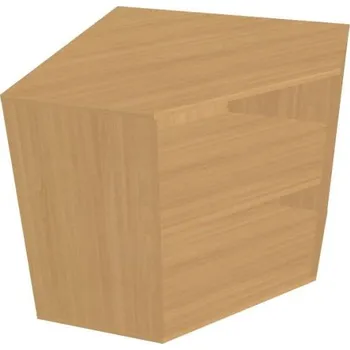 Kancelářský vozík HOBIS skříň vnitřní roh - DRV 2, buk + doprava zdarma