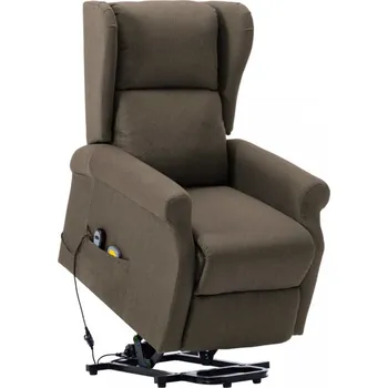 Masážní křeslo Vidaxl Elektrické masážní křeslo Dekorhome hnědé