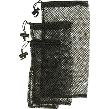 Koš na prádlo MIL-COM sáčky stahovací síťkové ČERNÉ 3ks