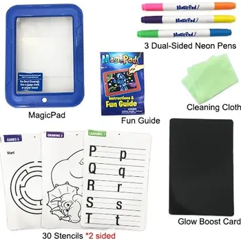 Magnetická kreslící tabulka Svítící tabulka Magic Sketchpad - modrá 2. jakost