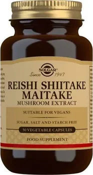 Přírodní produkt Solgar Reishi, Shiitake, Maitake 50 cps.