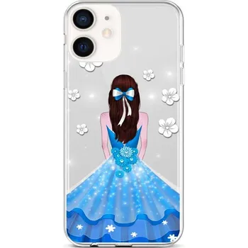 Pouzdro na mobilní telefon Kryt iPhone 12 mini silikon Blue Princess (obal neboli pouzdro na iPhone 12 mini)