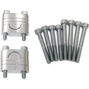 Sada na zvýšení řidítek MTZ (průměr 28,6mm) včetně šroubů (barva stříbrná)