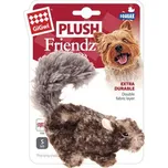 Hračka pes GiGwi Plush Friendz veverka šedá plyš