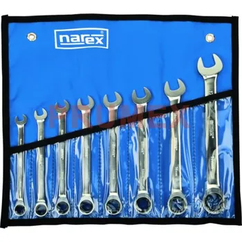 Klíč Sada očkoplochých ráčnových klíčů 8 ks 8-17 mm vinylové pouzdro DIN 3113 , NAREX 443000594