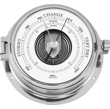 Lodní barometr Fischer 1605B-47, 47 chrom