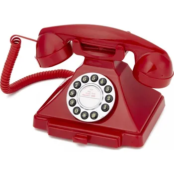 Stolní telefon Retro telefon tlačítkový GPO068
