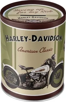 Pokladnička Nostalgic Art Plechová kasička Harley Davidson Knucklehead