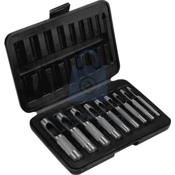 Dláto Sada výsečníků otvorů 9 ks, Topex 3-12 mm, balení 1 ks