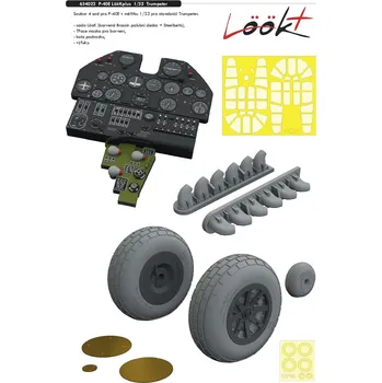 Plastikový model Eduard 1/32 P-40E LööKplus (TRUMPETER)