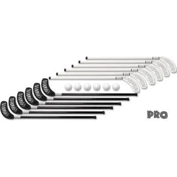 Florbalová hůl Florbalový set 12 ks hokejek Unihoc Pro - 80 cm