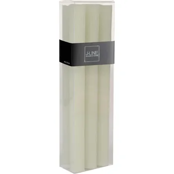 Svíčka Box 6 zelených stolních svíček -13H /24 cm