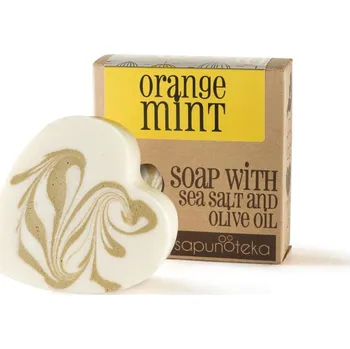 Mýdlo Sapunoteka Soap Sea Salt Orange & Mint 125g - Mýdlo pomeranč a máta s mořskou solí