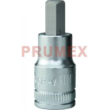 Hlavice zástrčná 3/8" - Imbus, NAREX HL-3/8" /6hr/, 10mm - 760331H10