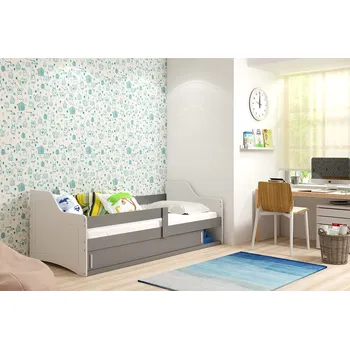 Postel ImportWorld Dětská postel Nika 1 80x160 - 1 osoba - Grafit, Grafit