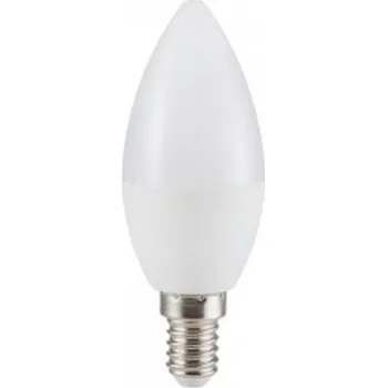 Žárovka V-TAC Mléčná LED svíčka C37 E14 3,7W Teplá bílá 2500 - 3000K