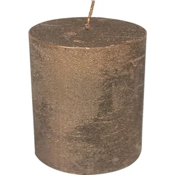 Svíčka Měděná nevonná svíčka M válec - Ø 7*10cm