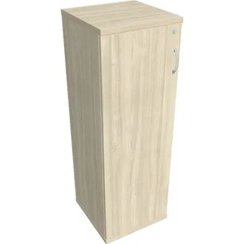 Kancelářský vozík HOBIS kancelářská policová skříň - SZ 3 40 01 L, zámek Huwill, akát + doprava zdarma