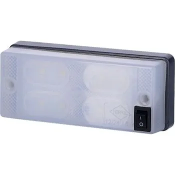 Přídavný světlomet Interiérové světlo 12/24V s vypínačem LWD 658