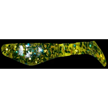 Umělá nástraha Relax Gumová nástraha Kopyto 5,5 cm 1 ks Chartreuse gold black glitter