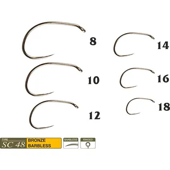 Rybářský háček Muškařské háčky Traper Hikara SC48 vel. 18
