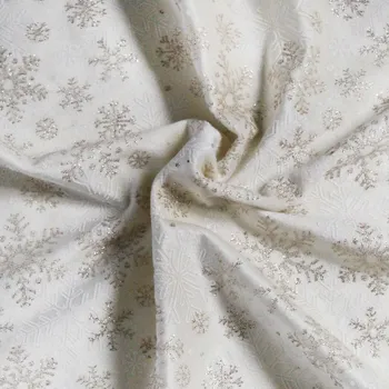 Vánoční dekorace Dekorační látka samet 36cm/300cm krém (791693)