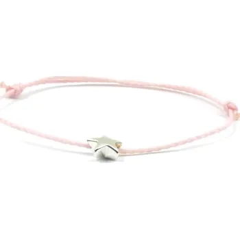 Náramek Moni dámský náramek světle růžový hvězdička