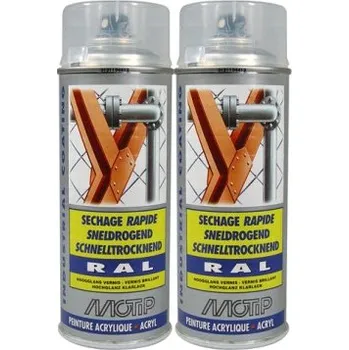 Barva ve spreji Motip RAL 1015 lesk 400ml Quik Drying