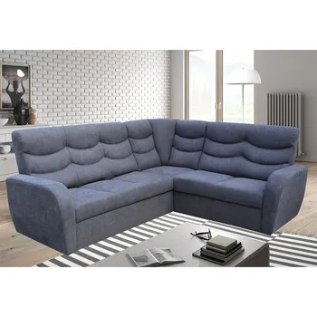 Sedací souprava Rohová sedací souprava CRYSTAL, tmavě šedá