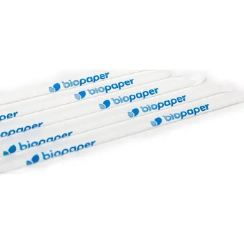 Jednorázové nádobí Brčka papírová flexibilní 6 x 220 mm bar. mix, hygienicky balené (250 ks)