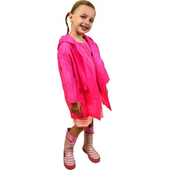 Módní doplněk Pidilidi pláštěnka PVC neonová, Pidilidi, PL0065, růžová Velikost: L/XL