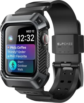 Příslušenství k chytrým hodinkám Supcase Unicorn Beetle pouzdro pro Apple Watch 4/5 44 mm černé