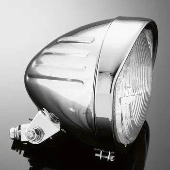 Osvětlení pro motocykl Hlavní motocyklové světlo Highway Hawk TECH GLIDE, d=140mm, E-mark, chrom (1ks) Chrom