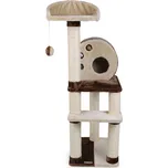 Kerbl odpočívadlo pro kočky PLANET X hnědé/béžové, 50 × 40 × 127 cm