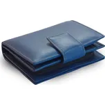 Modrá dámská kožená peněženka Makenzie